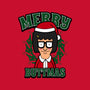 Merry Buttmas-womens off shoulder sweatshirt-Boggs Nicolas