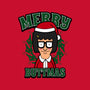 Merry Buttmas-none removable cover w insert throw pillow-Boggs Nicolas