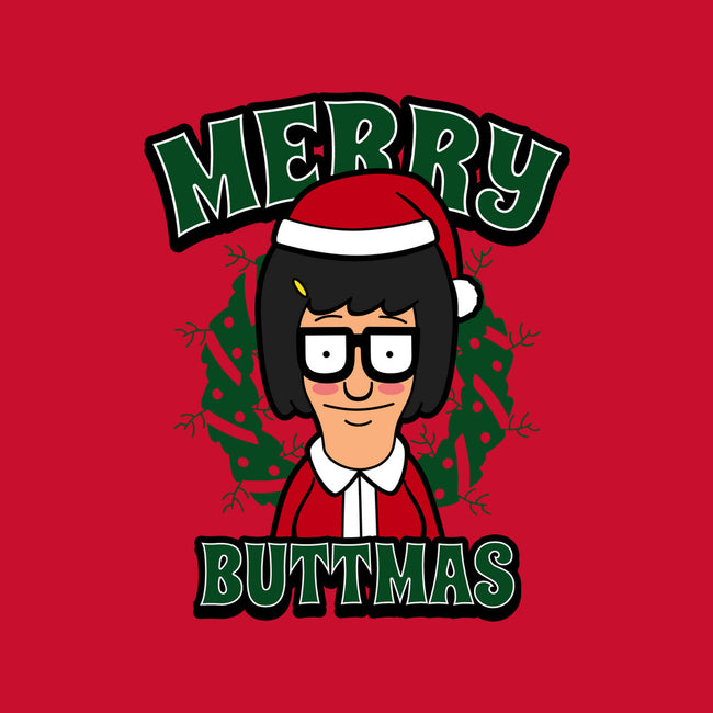 Merry Buttmas-none polyester shower curtain-Boggs Nicolas