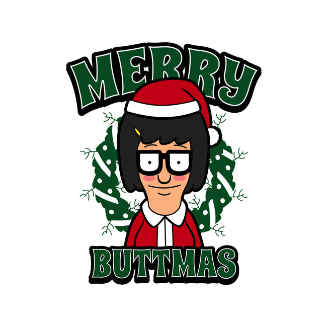 Merry Buttmas-none removable cover w insert throw pillow-Boggs Nicolas