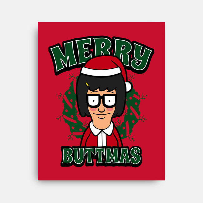 Merry Buttmas-none stretched canvas-Boggs Nicolas