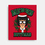 Merry Buttmas-none stretched canvas-Boggs Nicolas