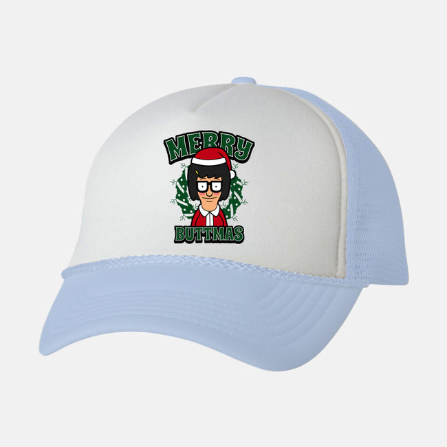 Merry Buttmas-unisex trucker hat-Boggs Nicolas