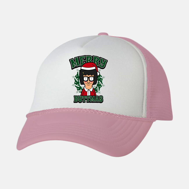 Merry Buttmas-unisex trucker hat-Boggs Nicolas
