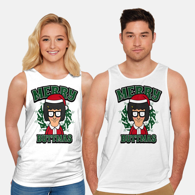 Merry Buttmas-unisex basic tank-Boggs Nicolas