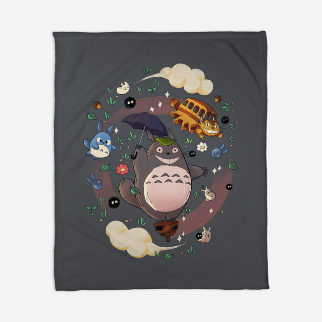 My Friend-none fleece blanket-jacnicolauart