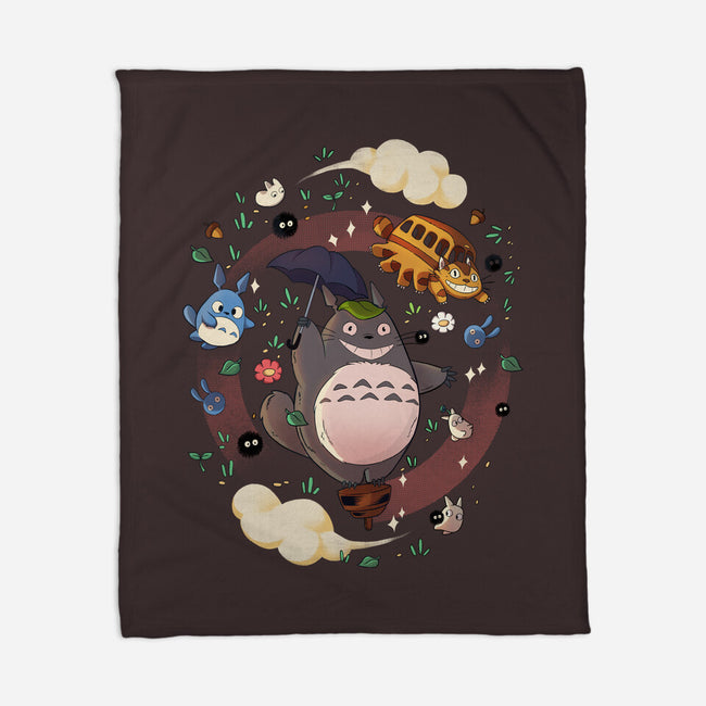 My Friend-none fleece blanket-jacnicolauart