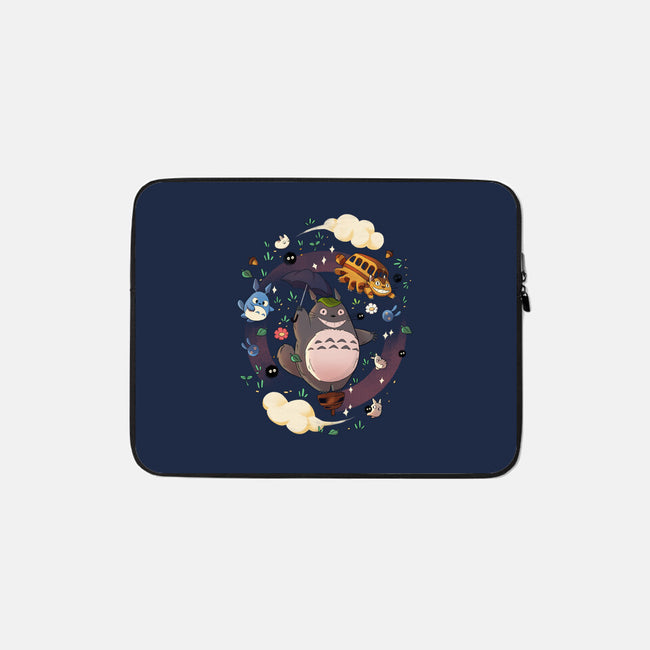 My Friend-none zippered laptop sleeve-jacnicolauart