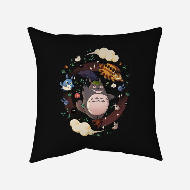 My Friend-none removable cover w insert throw pillow-jacnicolauart