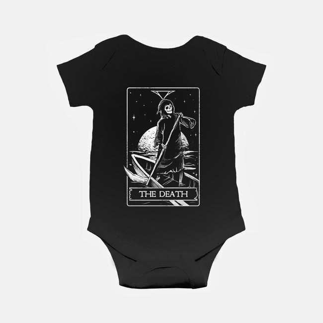 The Death Tarot-baby basic onesie-eduely