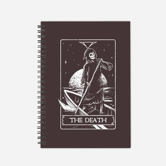The Death Tarot-none dot grid notebook-eduely