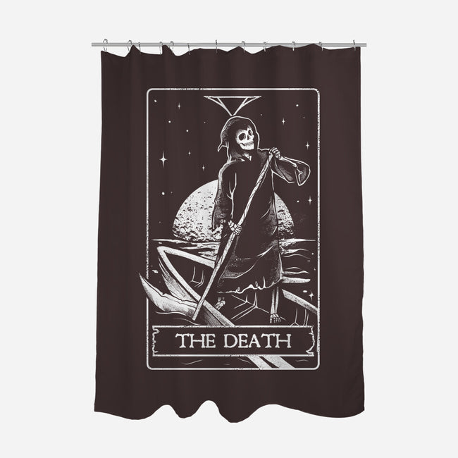 The Death Tarot-none polyester shower curtain-eduely