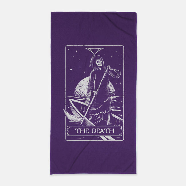 The Death Tarot-none beach towel-eduely