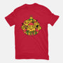 Xmas Doodle Ornament-womens fitted tee-krisren28