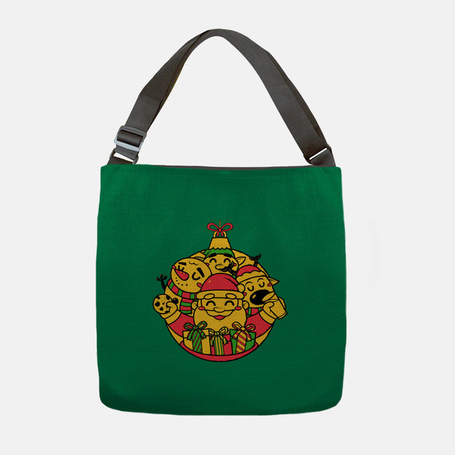 Xmas Doodle Ornament-none adjustable tote bag-krisren28