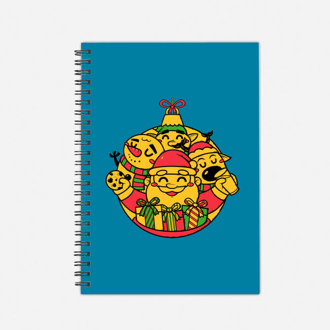 Xmas Doodle Ornament-none dot grid notebook-krisren28