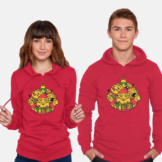 Xmas Doodle Ornament-unisex pullover sweatshirt-krisren28