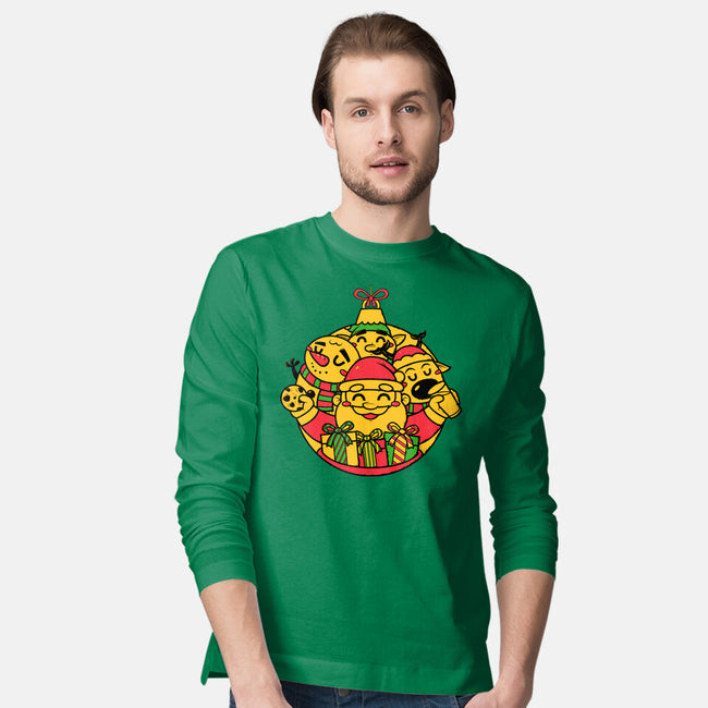 Xmas Doodle Ornament-mens long sleeved tee-krisren28