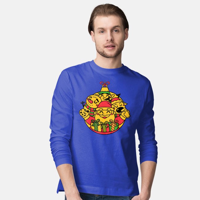 Xmas Doodle Ornament-mens long sleeved tee-krisren28