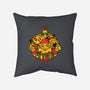 Xmas Doodle Ornament-none removable cover w insert throw pillow-krisren28