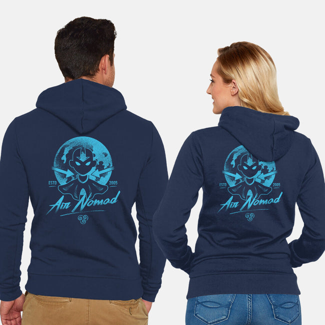 Moonlight Air Nomad-unisex zip-up sweatshirt-Logozaste
