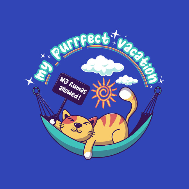 Purrfect Vacation-baby basic tee-erion_designs