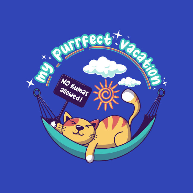 Purrfect Vacation-none stretched canvas-erion_designs