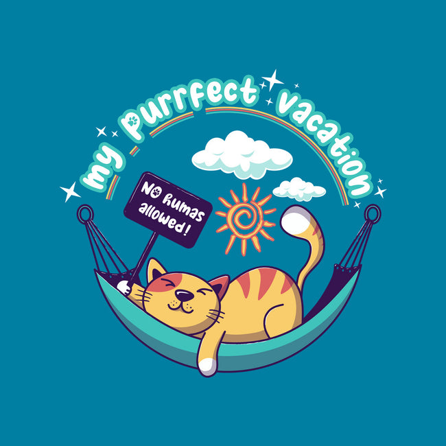 Purrfect Vacation-none stretched canvas-erion_designs