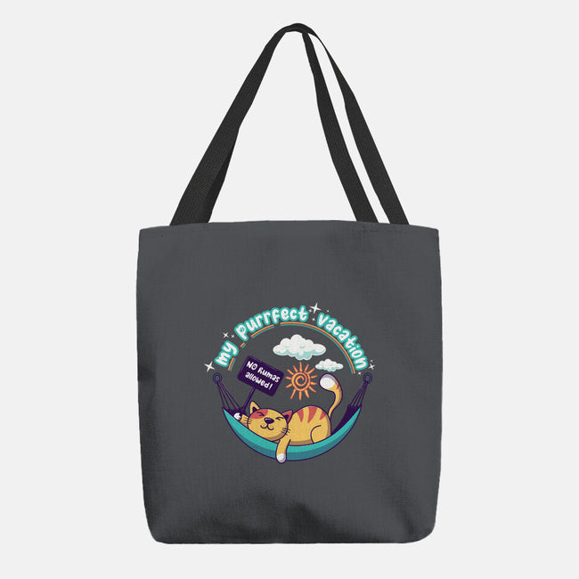 Purrfect Vacation-none basic tote bag-erion_designs