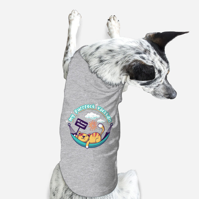 Purrfect Vacation-dog basic pet tank-erion_designs