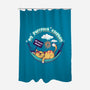 Purrfect Vacation-none polyester shower curtain-erion_designs