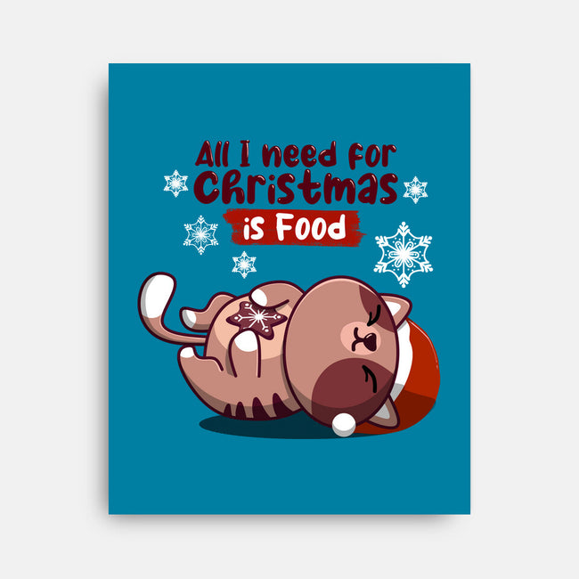 All I Need For Christmas-none stretched canvas-erion_designs