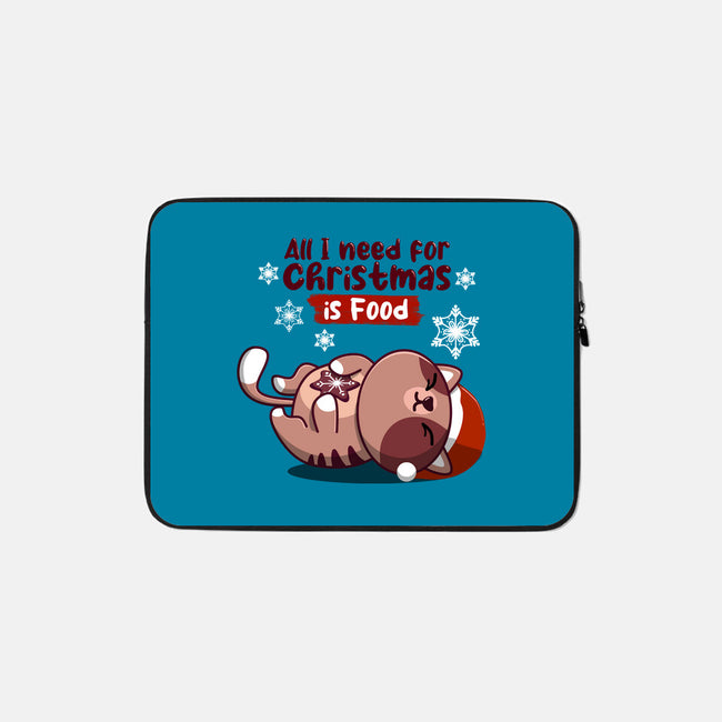 All I Need For Christmas-none zippered laptop sleeve-erion_designs