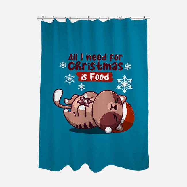 All I Need For Christmas-none polyester shower curtain-erion_designs