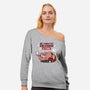 All I Need For Christmas-womens off shoulder sweatshirt-erion_designs