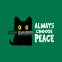 Always Choose Peace-unisex zip-up sweatshirt-turborat14