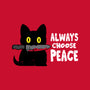 Always Choose Peace-none fleece blanket-turborat14