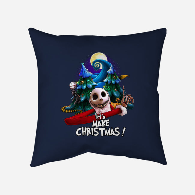 Lets Make Christmas-none removable cover throw pillow-daobiwan
