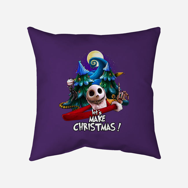 Lets Make Christmas-none removable cover throw pillow-daobiwan