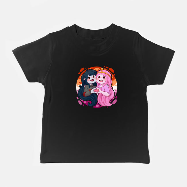 Vampire And Princess-baby basic tee-Zaia Bloom