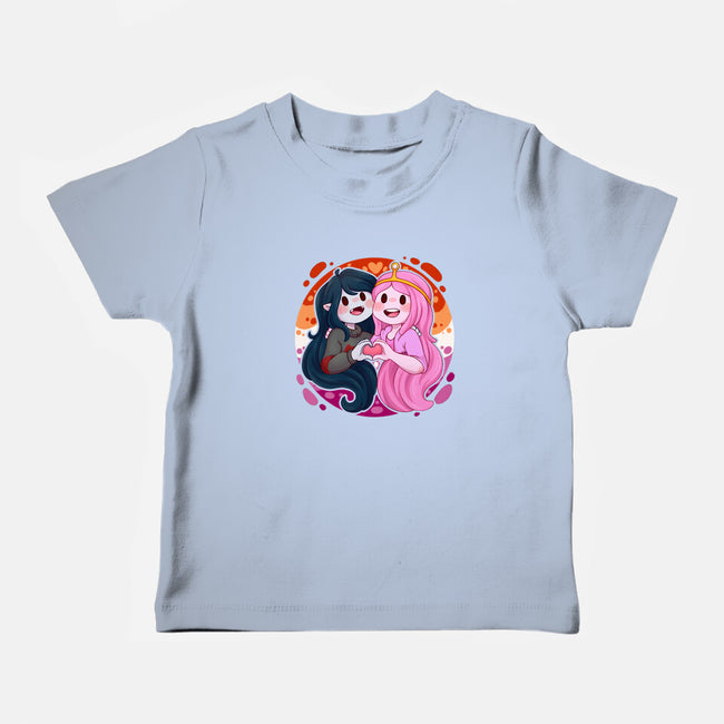 Vampire And Princess-baby basic tee-Zaia Bloom