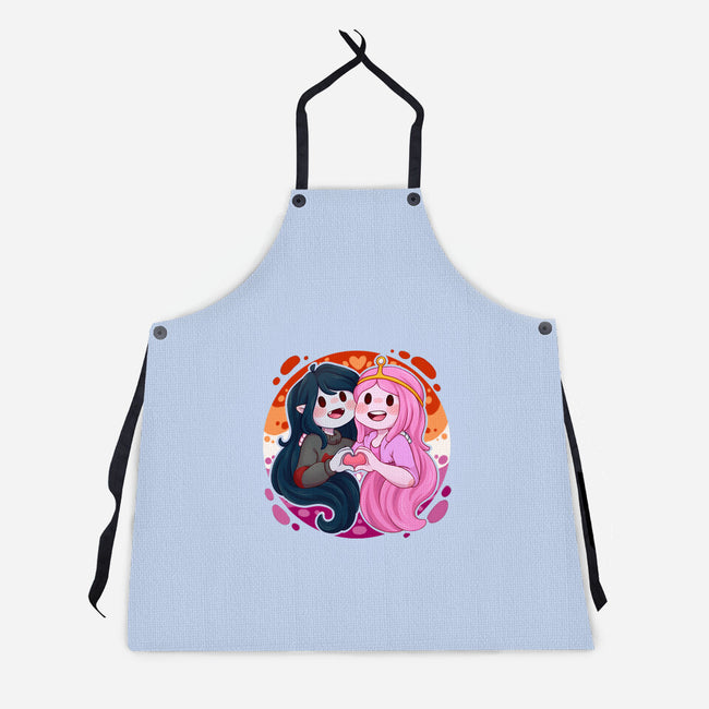 Vampire And Princess-unisex kitchen apron-Zaia Bloom