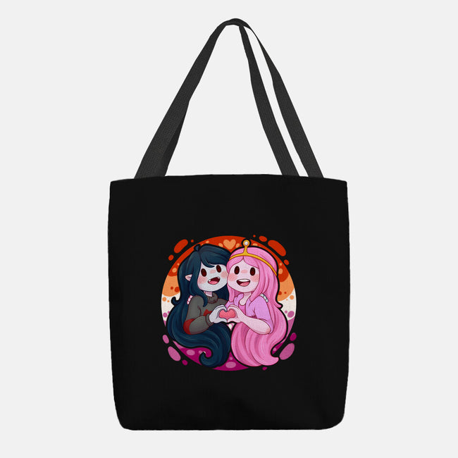 Vampire And Princess-none basic tote bag-Zaia Bloom