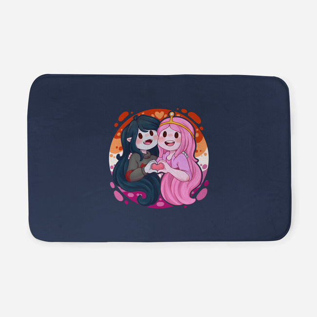 Vampire And Princess-none memory foam bath mat-Zaia Bloom