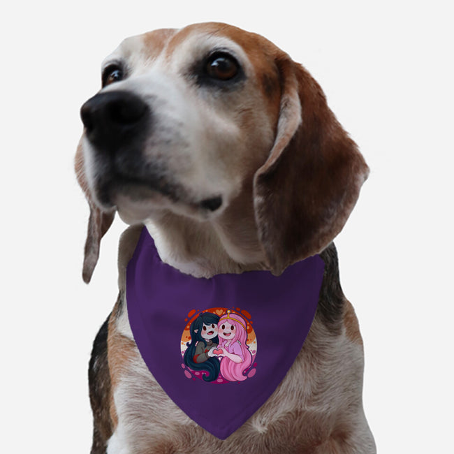 Vampire And Princess-dog adjustable pet collar-Zaia Bloom