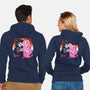 Vampire And Princess-unisex zip-up sweatshirt-Zaia Bloom