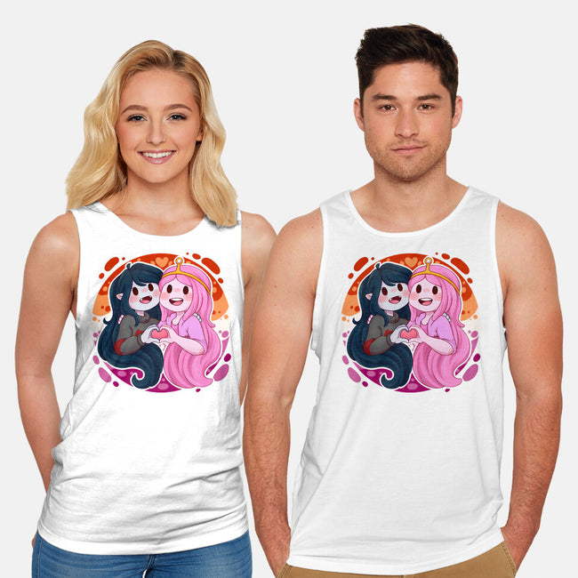 Vampire And Princess-unisex basic tank-Zaia Bloom