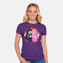 Vampire And Princess-womens fitted tee-Zaia Bloom