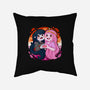 Vampire And Princess-none removable cover throw pillow-Zaia Bloom