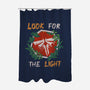 For The Light-none polyester shower curtain-Zaia Bloom